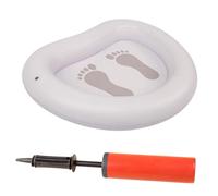 Alipis Inflatable Foot Bath Basin Large Pvc Spa Foot Soaking Tub with Air Pump Non-slip for Home Camping and Swimming Pool Use Random Color