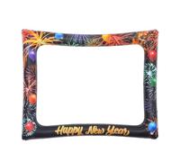 Alipis Inflatable New Year Photo Booth Props 2026 Happy New Year Selfie Frame for Party Decorations Spring Festival Theme Accessories Party Supplies