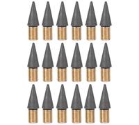 Alipis Inkless Pencil Nibs Replaceable Tips to Reduce Sharpening Time 20pcs with Graphite Material and Metal Construction, Ink-free Design for Everlasting Pencil for School and Office
