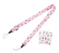 Alipis Instant Camera Strap Replacement Adjustable Polyester Wrist Strap with Instant Camera Stickers Lightweight Chic Design for Travel Accessories