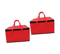 Alipis Insulated Grocery Bag Large Capacity Thermal Food Storage Bag with Handles Easy to Clean for Cakes Pizzas and More for and Takeaway