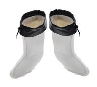 Alipis Insulated Snow Boot Liners for Men Plush Felt Shoe Inserts with Warm Cotton Liner Removable and Cozy Winter Rain Shoe Covers for Hiking and Fishing Height Multi