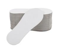 Alipis Invisible Socks and Low Stackable Boat Convenient 100pcs White Organizing Paperboards Holder Display Tool for Women