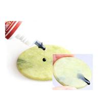 Alipis Jade Eyelash Extension Glue Pad Holder for Lash Adhesive Dries Slowly Reusable for Lash Application Fan Creation