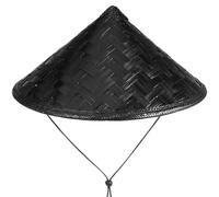 Alipis Japanese Rice Hat: Bamboo Woven Ninja Headwear - Samurai Chinese Hat for Halloween Party Stage Performance Role Play Cosplay Fishing Decoration