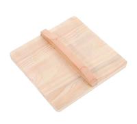 Alipis Japanese Wooden Tamagoyaki Pan Lid Handmade Cedar Cover with Height Increase for Frying Pan Dust Protection and Moisture Retention Retro Kitchen Accessory