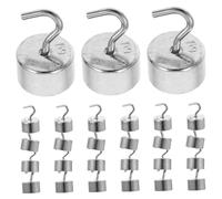 Alipis Lab Slotted Weights Set 50pcs 5 Gram Chromium-Plated Metal Weights with Hanger for Physics Experiments and Educational Science Labs