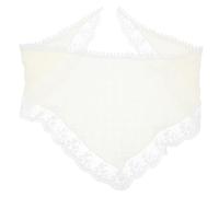 Alipis Lace Triangle Hair Scarf for Women Floral Head Kerchief Bandana Multi-way Hair Accessory Soft Comfortable Fabric Elegant Style for Teens