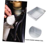 Alipis Large Capacity Oil Drain Pan Steel Waste Engine Oil Collector Drip Tray for Car Fluid Storage Heat-resistant Automotive Repair Tool