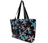 Alipis Large Capacity Waterproof Travel Handbag Storage Bag with Beautiful Pattern Made of Cloth and Polyester Suitable for Going