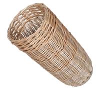 Alipis Large Capacity Wicker Umbrella Stand with Rattan Weave Freestanding Walking Stick and Golf Club Holder for Entryway Lightweight Portable Natural Storage Basket Organizer Clean