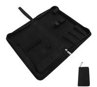 Alipis Large Piano Tuning Tools Bag with Portable Organizer Pouch, Professional Piano and Guitar Tool Storage Case, Sturdy Instrument Accessories Kit for Musician Maintenance