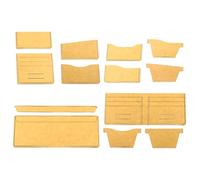 Alipis Leather Wallet Templates Acrylic Reusable Easy-to-Follow Wallet Pattern Template for Leathercraft Projects Suitable for Professionals and Beginners