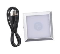 Alipis LED Light Base for Crystal Display Touch Controlled Colorful Square Stand with Lighting Modes USB Battery Powered Suitable for Crystals Acrylic Glass Sculptures Jewelry Showcases