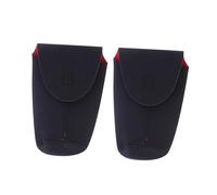 Alipis Lens Pouch 2pcs Black Neoprene Crash-Proof Camera Storage