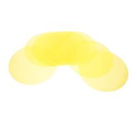 Alipis Light Diffuser Plastic Sheet 10Pcs 12Cm Diameter Round Self-Adhesive Film for LED Downlight Warm Tone Color Correction for Stage and Video Lighting