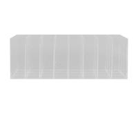 Alipis Lip Gloss Organizer Holder Space Saving Lipstick Display Case Acrylic with 24 Slots for Makeup and Eyebrow Pencils for Bathroom Counter and Dressing Tables