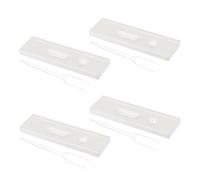 Alipis Livestock Pregnancy Tester for Farm Animals 4pcs Sensitive Early Detection Noninvasive Abs Material Pregnancy Test Strips for Pigs and Cows Farm Use