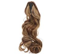 Alipis Long Curly Ponytail Wig Synthetic Hair Extension Featuring Claw Clip for Secure Hold for Events and Everyday Wear Creating Natural Wavy Look