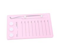 Alipis Magnetic Acrylic Eyelash Extension Pallet with Scale Portable Eyelash Display Tray for Professional Salon and Personal Grafting for Improved Efficiency and Precise Application