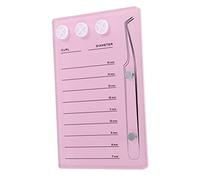 Alipis Magnetic Eyelash Tray Acrylic False Eyelash Display Board Compact Portable Lightweight Lash Organizer Storage for Beauty Salons and Personal Use