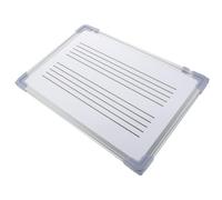 Alipis Magnetic Music Staff Whiteboard Double-Sided 30X45Cm with Two Sets of Staff Lines, Classroom Writing Board Teaching Aid for Music Notation and Learning, Includes Random Color
