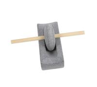 Alipis Manual Hand Crank Stone Mill Grinder with 12cm Pestle for Tea and Spices Grinding, Small Traditional Stone Grinder for Kitchen Use