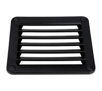 Alipis Marine Boat Vent Cover with Louvered Holes, Nylon Panel for Airflow | Weather Resistant, Blocks Large Debris, 141x125x15mm Size, Boats and Air Ducts
