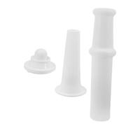 Alipis Meat Grinder Accessory with Sausage Stuffer Funnel and Food Tamper Reusable Plastic Meat Pusher Tool Compatible with No Grinder Clean Kitchen Tamper Attachment for Efficient