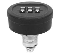 Alipis Mechanical Combination Cabinet Lock with Zinc Alloy Material and Simple Password Setting, Black Camlock Prevents Document Leaks, Suitable for Home and Furniture Styles