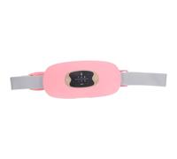 Alipis Menstrual Heating Pad Belt with USB Charging, Kneading Massage and Conduct Heat Features, Adjustable Buckskin Support for Lower Back Relief and Abdominal Comfort During Periods