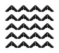 Alipis Metal Book Corner Covers 100Pcs 14Mm Black Iron Edge Protectors for Notebooks and Albums