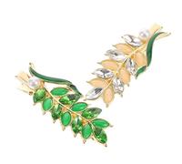 Alipis Metal Hair Claw Clip and Leaf Hair Pins Set Duckbill Barrette for Quick Styling Easy Operation Women Fashionable Elegant Daily