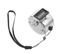 Alipis Metal Handheld Tally Counter Manual Clicker for Sports Fishing Mechanical Counting Tool with Lanyard Compact Metal Construction for Accurate Lap Visitor Counting
