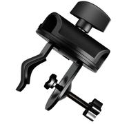 Alipis Metal Mic Clamp with 15Mm Hole Diameter Height Adjustable Microphone Desk Mount Clip with 360 Degree Rotation and Ergonomic Knob for Speeches and Music Shows Easy to Store