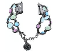 Alipis Metal Pearl Watch Strap Black Grey Luminous Bracelet for Watch Comfortable Jewelry Wristband Accessory