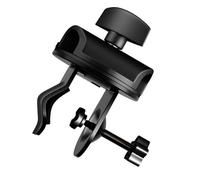 Alipis Microphone Compact Hole Clamp Desk Mount with Boom 19mm Arm for Metal Diameter Design and 360 Degree Rotation during Suitable Handheld Microphones Band Practices and Speeches