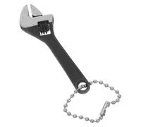 Alipis Mini Adjustable Wrench Compact Crescent Spanner with Ergonomic Handle Steel Tiny Handtool for Electronics Plumbing Travel and DIY Repairs