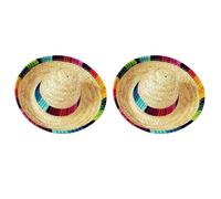 Alipis Mini Hat Hair Hoops for Creating a Funny and Happy Atmosphere for Dogs and Puppies 2pcs Lightweight and Hat-shaped Headdress a Creative Gift Random Color