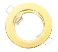 Alipis Mini LED Downlights and Easy Installation Iron Trim Light Housing Mr16 Gu10 with Versatile Compatibility Modern Minimalist Golden Ceiling Fixture for Recessed Lighting