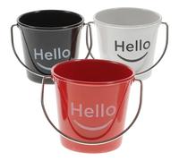 Alipis Mini Metal Sauce Holders Set of 3 - White, Black, Red Mini Sauce Barrels for Condiments, Cooking Seasoning Containers for Bars, Restaurants, and Coffee Shops