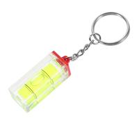 Alipis Mini Pocket Spirit Level Keychain Tool with Bubble Vial, Compact Horizontal Level Key Ring for Car Keys and DIY Measurement, Portable Keychain Accessory for Men Random Random Color