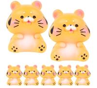 Alipis Mini Tiger Ornaments Resin Figurines 1.02 Inch Creative Micro Landscape Decorative Toys for Desktop Garden Indoor Scenes
