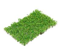 Alipis Miniature Artificial Flower Cluster Model with Realistic Green Nylon Grass for Model Railway Layouts and Three-dimensional Enhancing Realism and Versatile Application in DIY