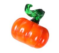 Alipis Miniature Hand-blown Glass Pumpkin Figurines Vibrant Orange Autumn Ornaments for Fall Halloween Thanksgiving Table Decoration and Home Display