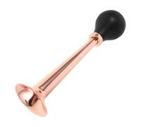 Alipis Mining Safety Signal Bugle Horn, Brass Finish Manual Air Horn with Rubber Bulb for Emergency Rescue and Outdoor Camping
