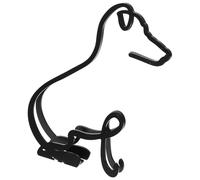 Alipis Modern Black Iron Jack Russell Ornaments with Comfortable Touch and Flat Bottom, Unique Dog Figurines for Creative Home Décor and Stylish Wall Art Display