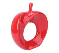 Alipis Modern Ceramic Christmas Ornament Red Apple Model for Home Decor and Party Decorations