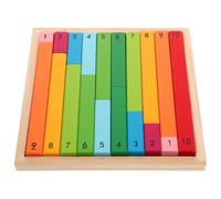 Alipis Montessori Math Sticks Set for Early Math Learning Colorful Wooden Number Rods Preschool Counting Tools