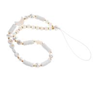 Alipis Moon Star Beaded Phone Lanyard Pearl Soft Clay Wrist Strap Anti-lost Decoration for Smartphones Cameras Keychains Lightweight Accessories for Women